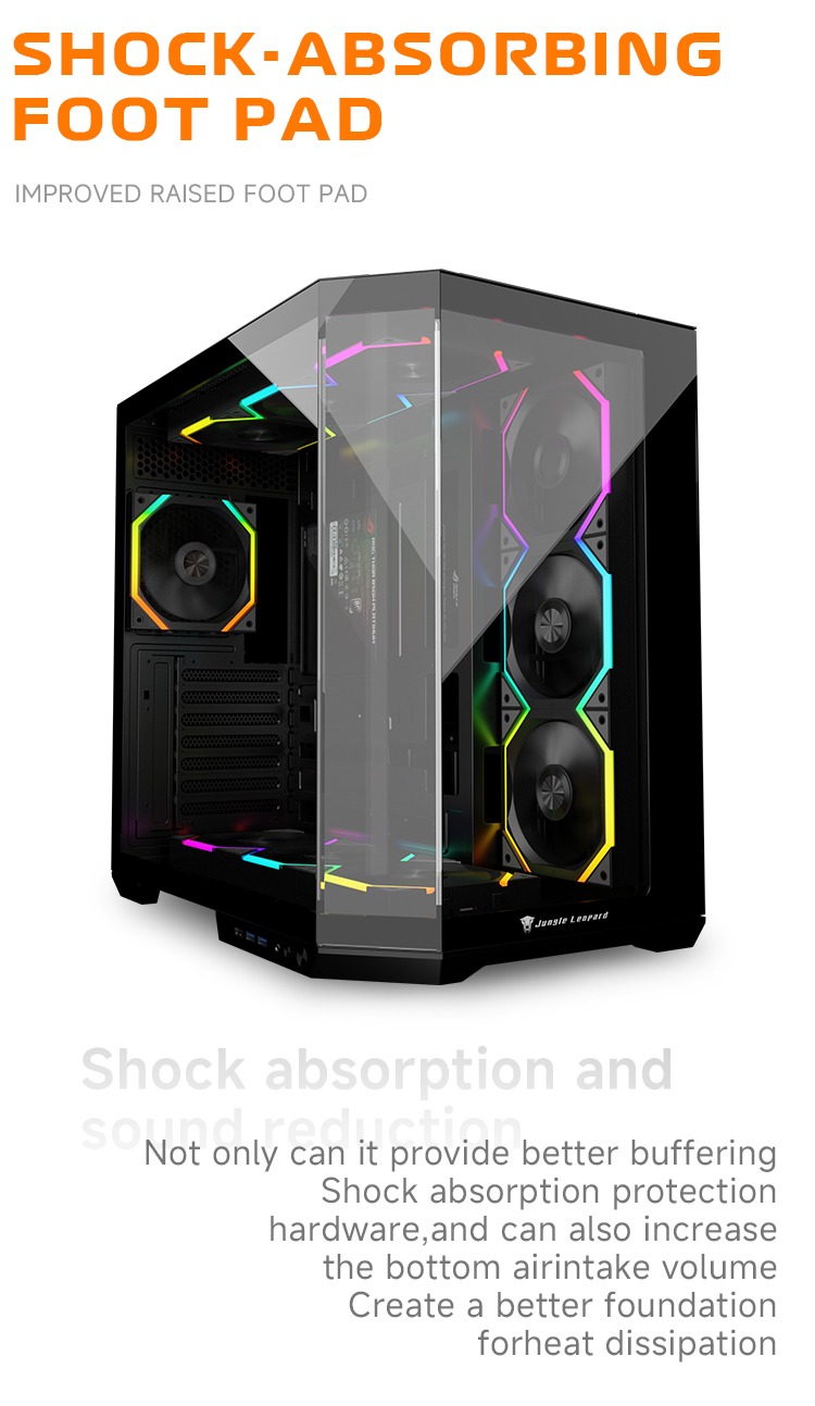 Case Jungle Leopard AS-01 | ATX | White - Combat PC Gaming Gear