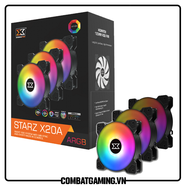 Kit Fan Xigmatek X20A (3 Fan + Controller)
