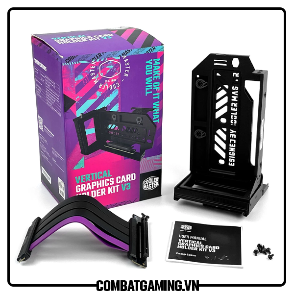 Bộ Dựng VGA Cooler Master Vertical Graphics Card Holder Kit V3 PCIe 4.0