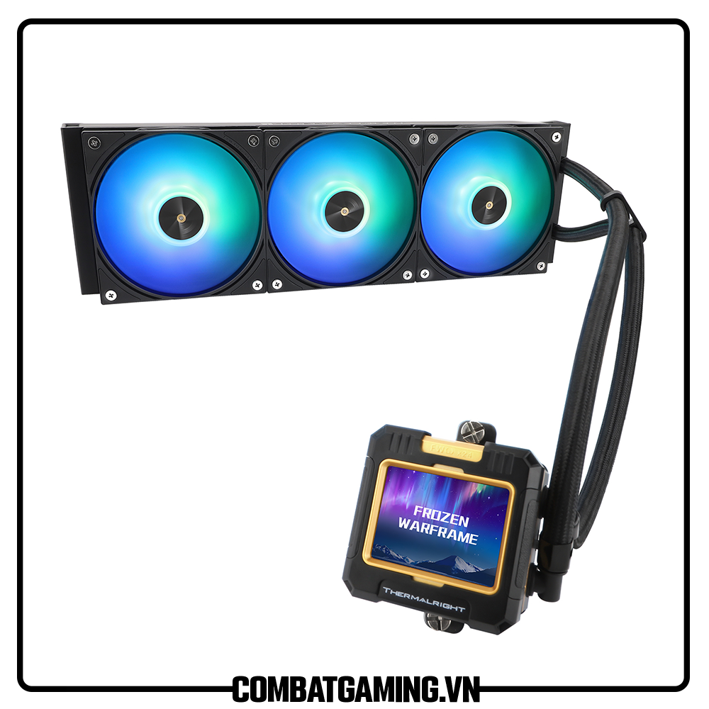 Tản nhiệt nước AIO Thermalright Frozen Warframe LCD 360 LED ARGB Black